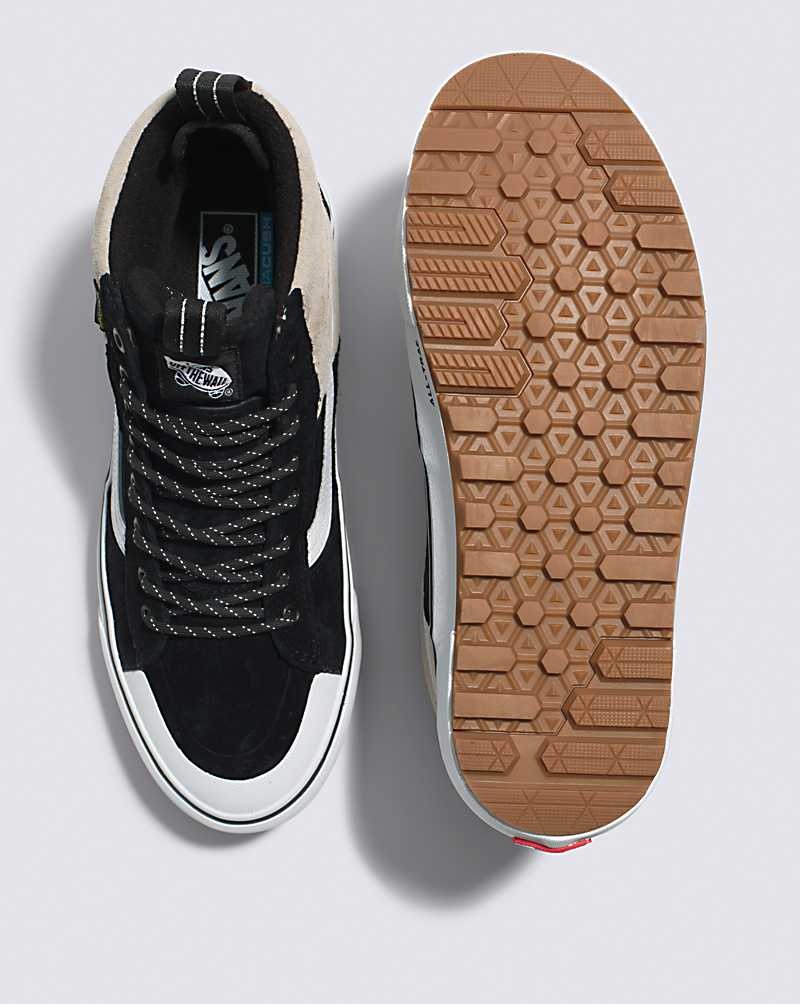 Men's Vans Sk8-Hi MTE-2 Shoes Black Khaki | USA AMB-403615