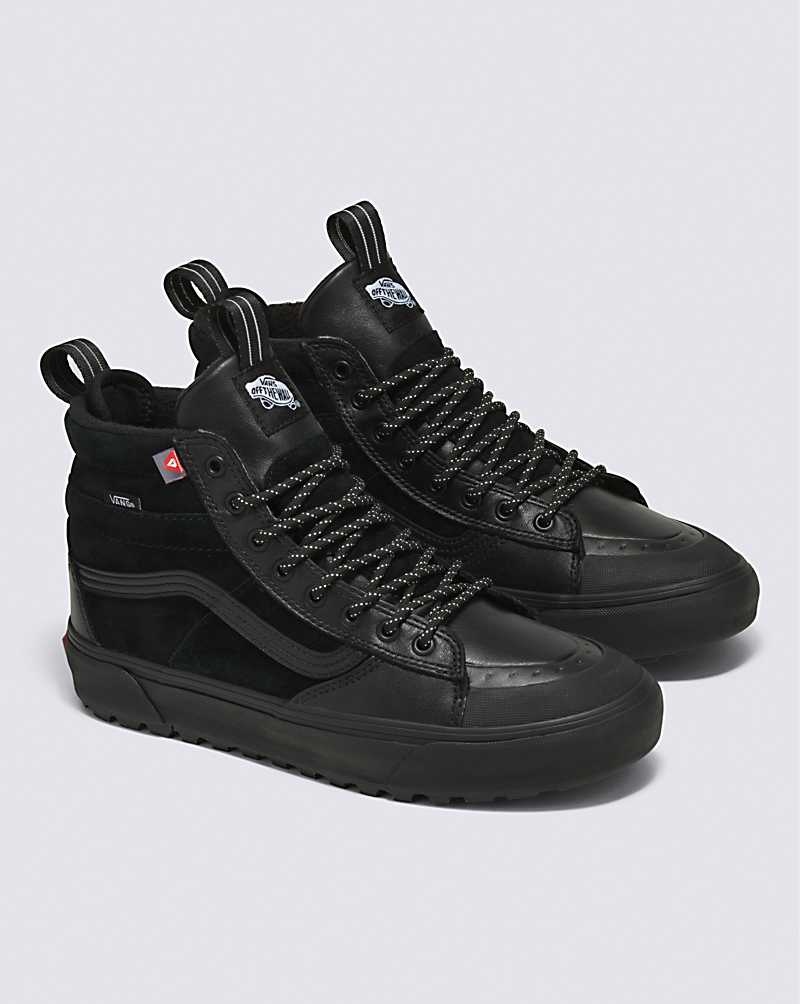 Men's Vans Sk8-Hi MTE-2 Shoes Black | USA MQK-691502