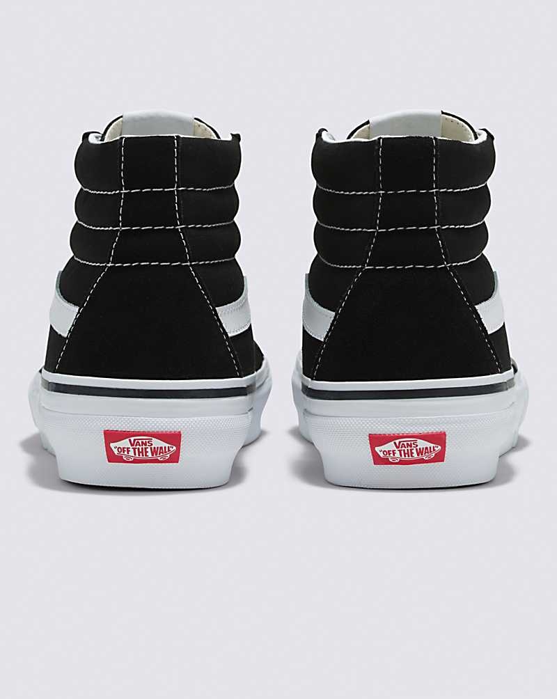 Men's Vans Sk8-Hi Rearrange Shoes Black White | USA EML-908154