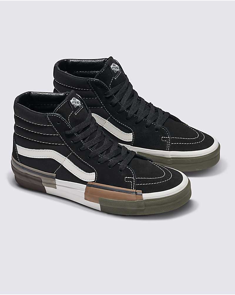 Men's Vans Sk8-Hi Rearrange Shoes Black | USA HLY-782405