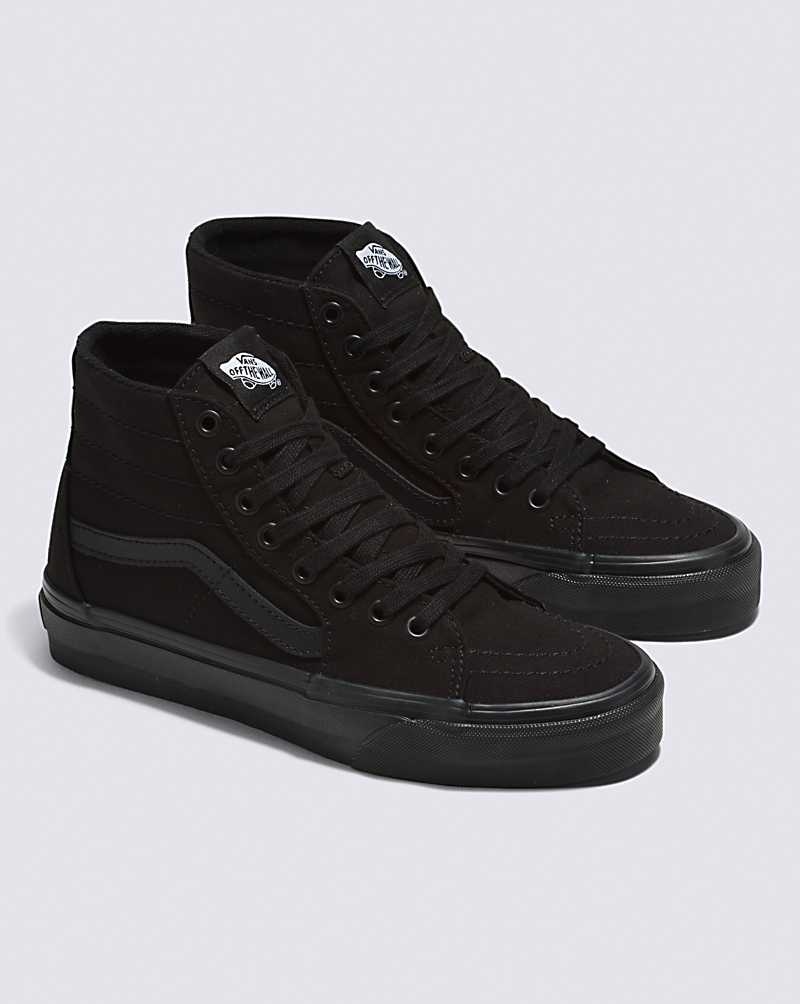 Men's Vans Sk8-Hi Tapered Shoes Black | USA IZE-952146