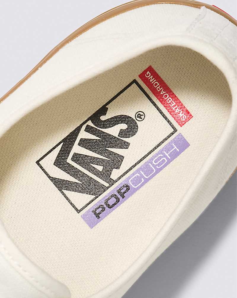 Men's Vans Skate Authentic Skate Shoes White | USA KTX-739052