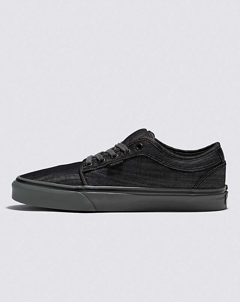 Men\'s Vans Skate Chukka Low Skate Shoes Black | USA MCW-594821