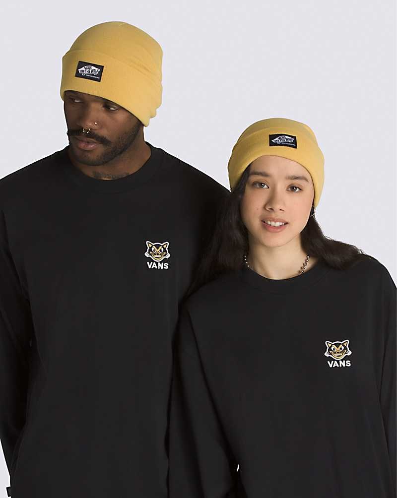 Men's Vans Skate Classics Beanie Yellow | USA LRK-423978