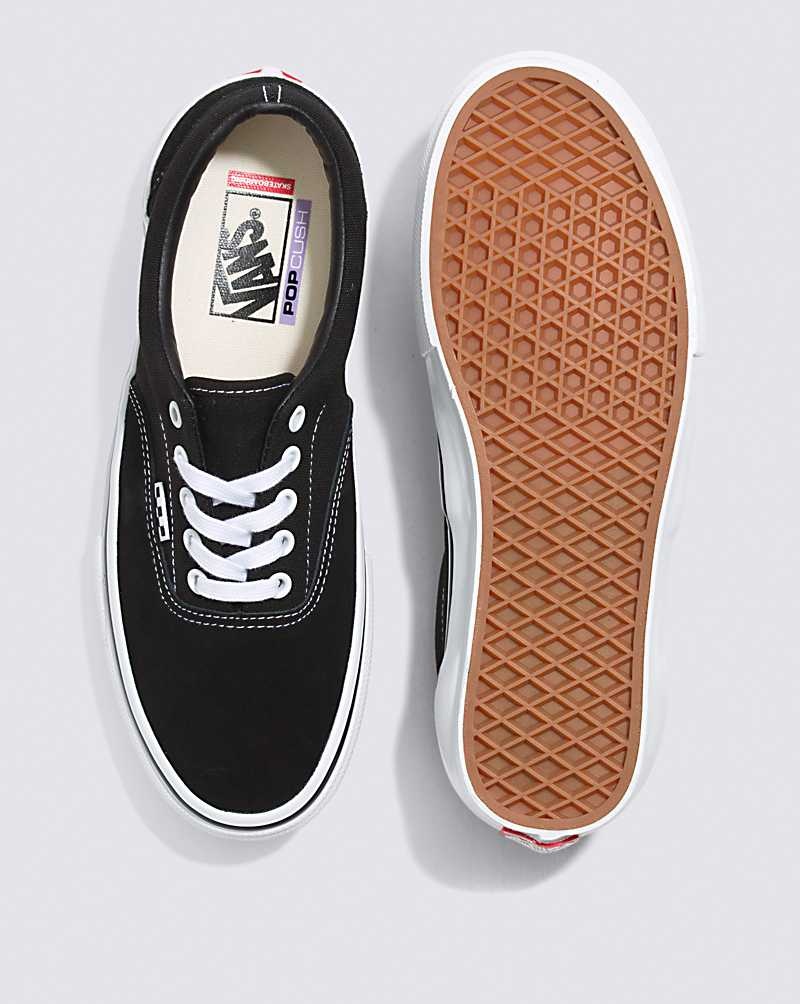 Men's Vans Skate Era Skate Shoes Black White | USA XZK-379018