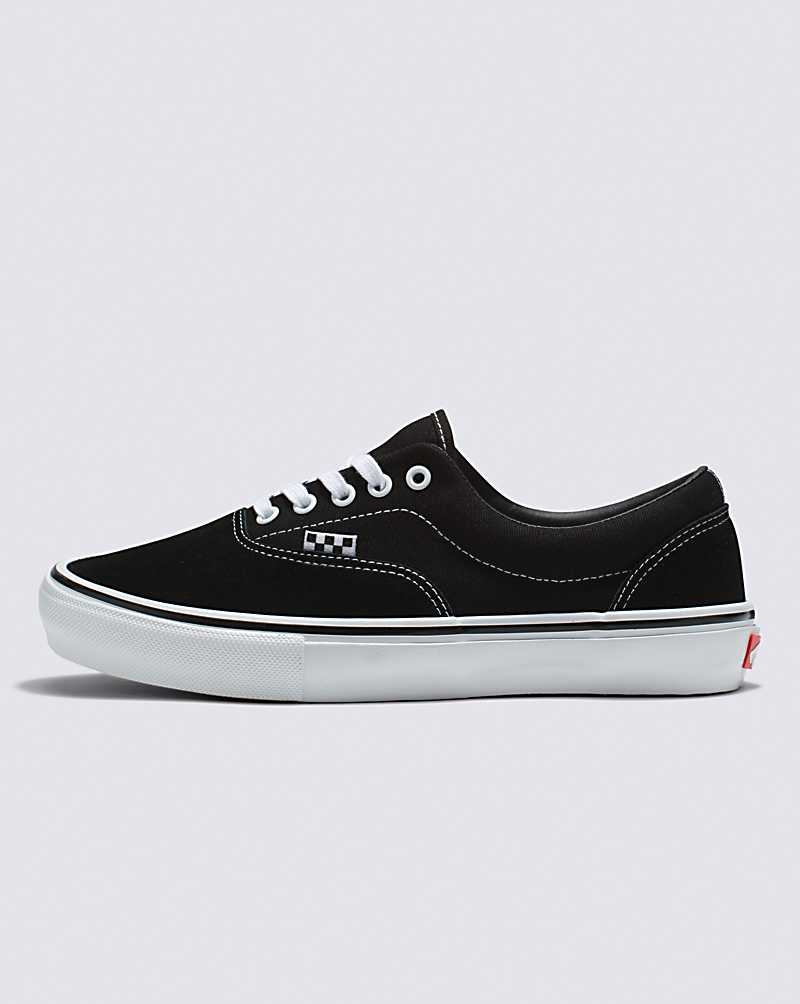 Men\'s Vans Skate Era Skate Shoes Black White | USA XZK-379018