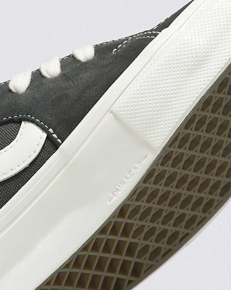 Men's Vans Skate Grosso Mid Skate Shoes Grey | USA JGE-389451