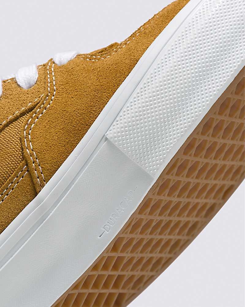 Men's Vans Skate Half Cab Skate Shoes Gold | USA ZWE-530924