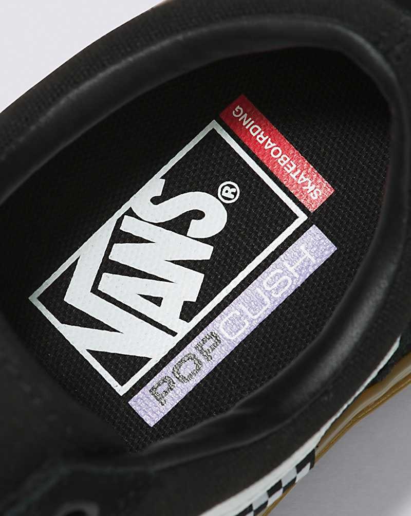 Men's Vans Skate Old Skool Skate Shoes Black | USA PDV-046375