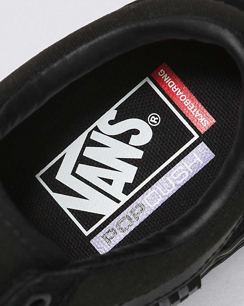 Men's Vans Skate Old Skool Skate Shoes Black | USA NUP-763910