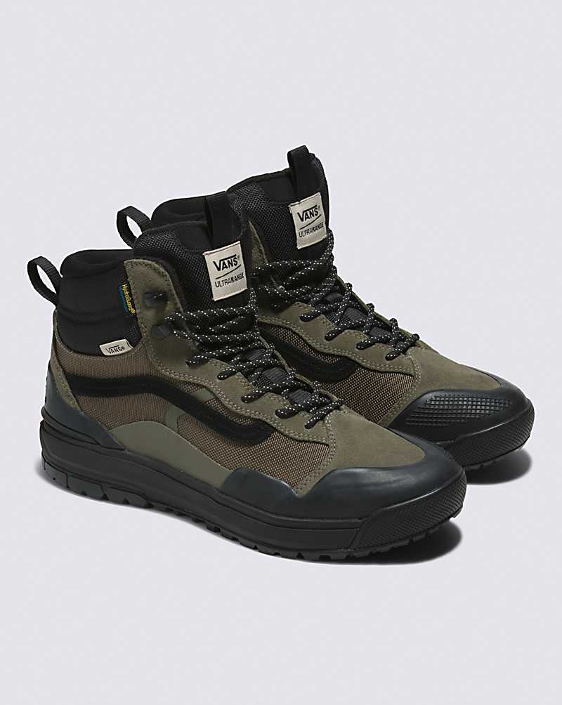 Men's Vans UltraRange EXO Hi MTE-2 Shoes Olive | USA UGS-629508