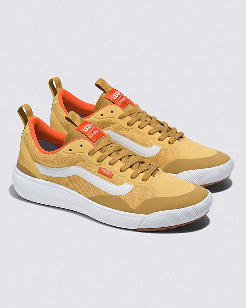 Men's Vans UltraRange EXO Shoes Yellow | USA ENT-283145