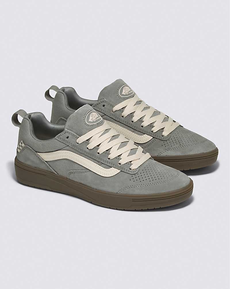 Men's Vans Zahba Skate Shoes Grey | USA MCD-708549