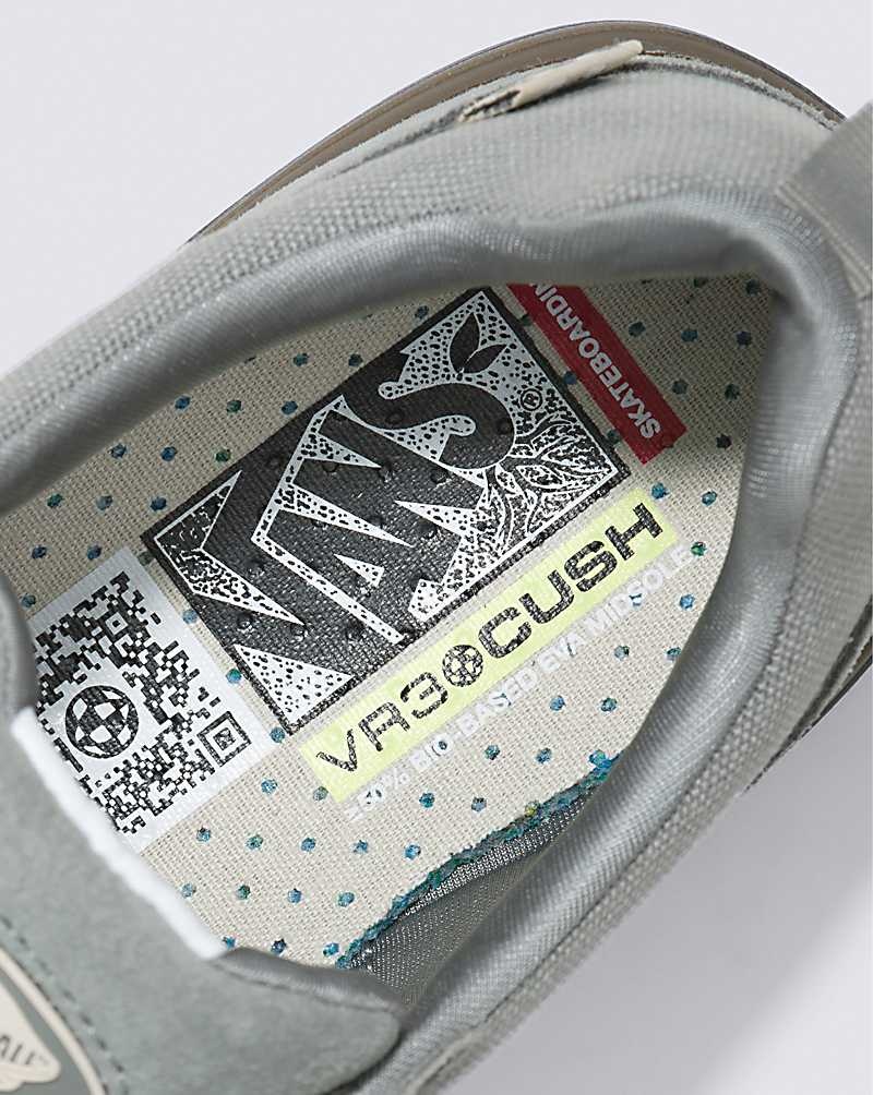 Men's Vans Zahba Skate Shoes Grey | USA MCD-708549