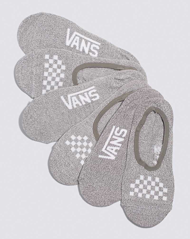 Women\'s Vans Classic Canoodle 3-Pack Sock Grey | USA ITD-328741