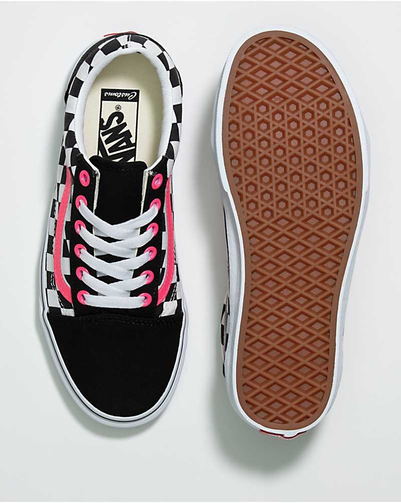 Women's Vans Customs Sidestripe Old Skool Wide Shoes Multicolor | USA ONE-594081