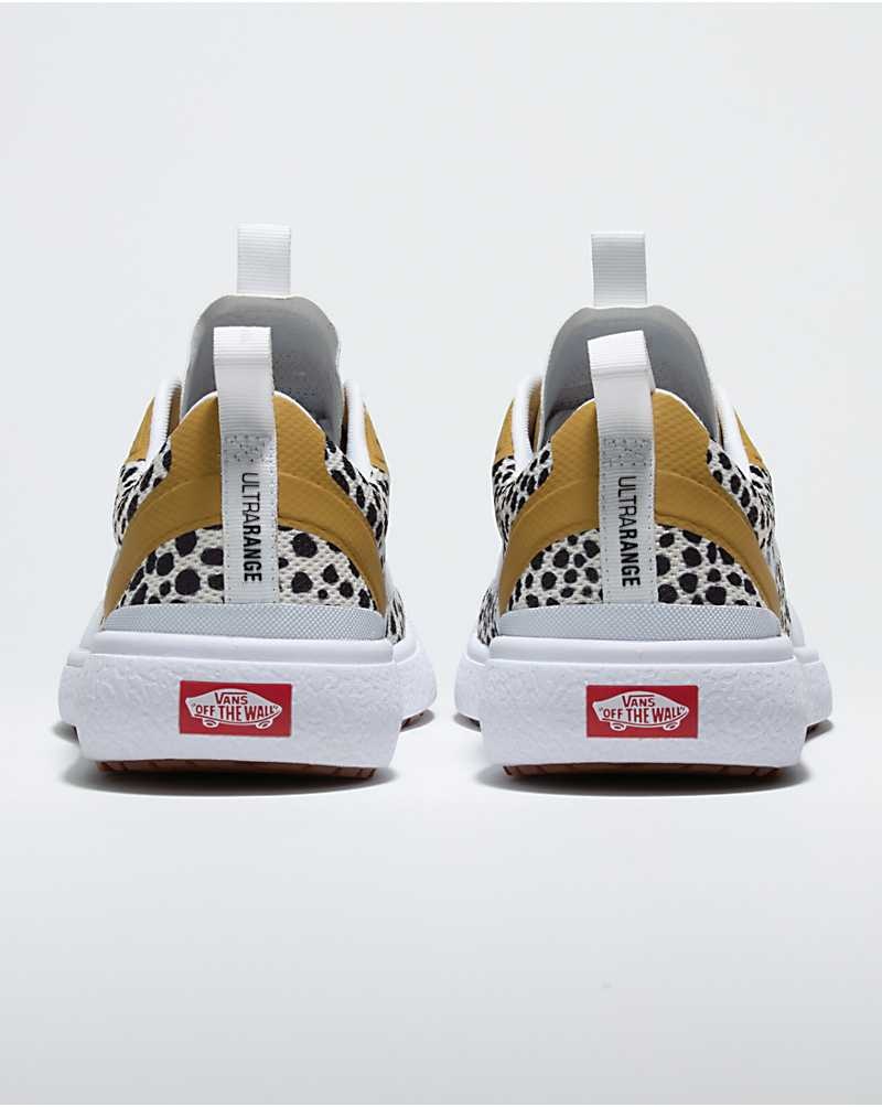 Women's Vans Customs UltraRange EXO Shoes Yellow White | USA SGQ-368021