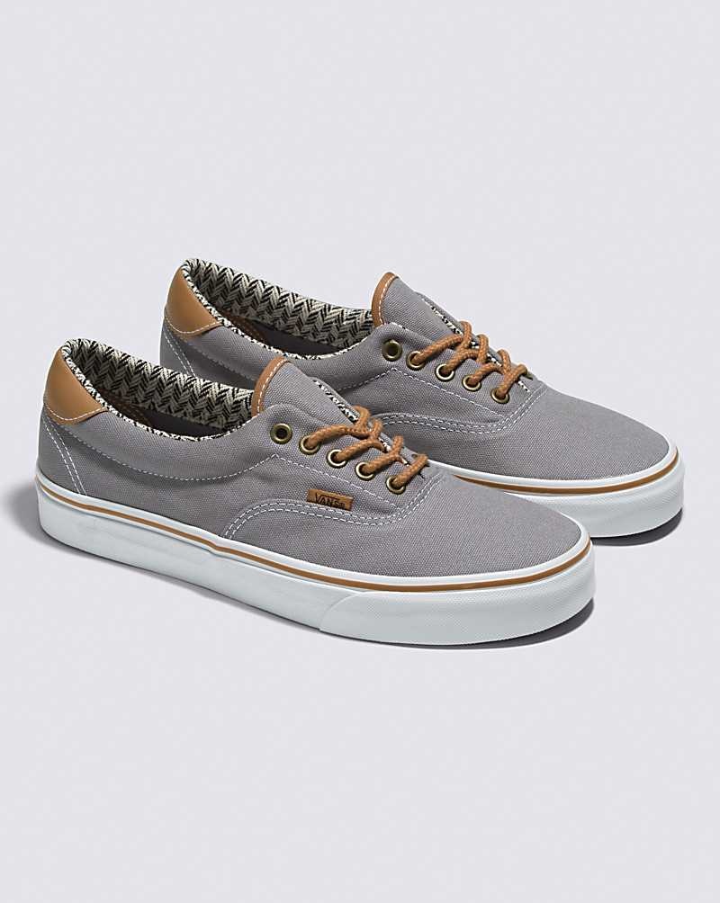 Women's Vans Era 59 Skate Shoes Grey | USA NAU-197804