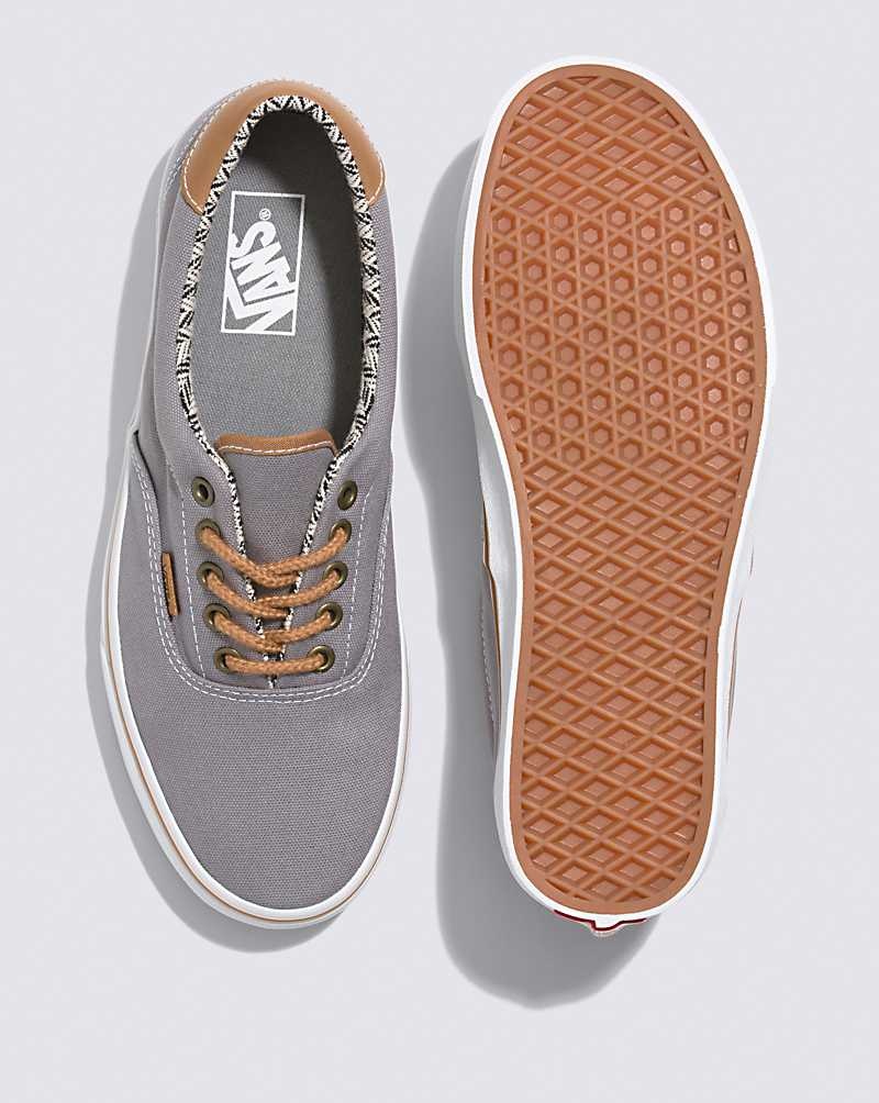 Women's Vans Era 59 Skate Shoes Grey | USA NAU-197804