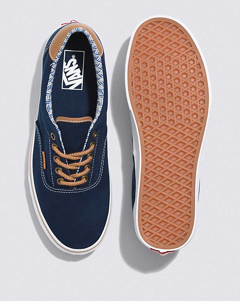 Women's Vans Era 59 Skate Shoes Navy | USA CEH-506984