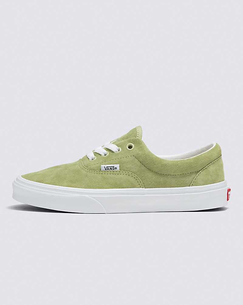 Women\'s Vans Era Pig Suede Skate Shoes Green | USA GOQ-965318