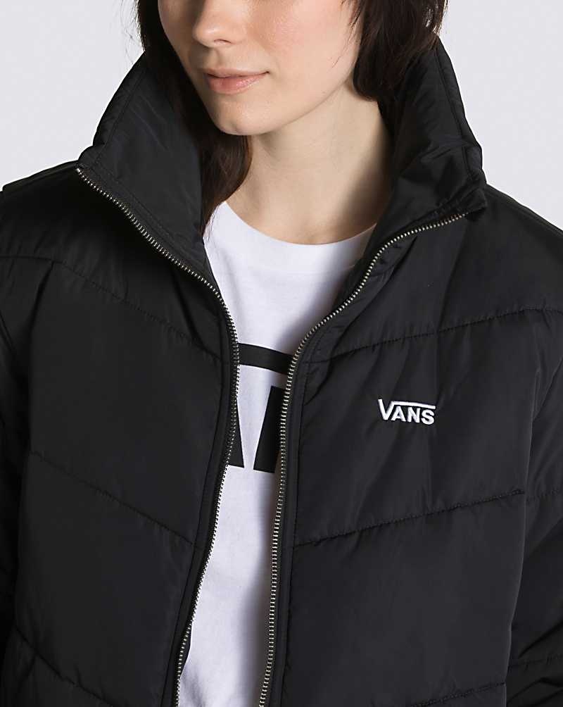 Women's Vans Foundry Puffer MTE-1 Jacket Black | USA MZR-109485