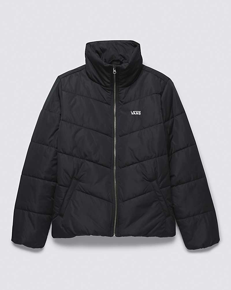 Women's Vans Foundry Puffer MTE-1 Jacket Black | USA MZR-109485