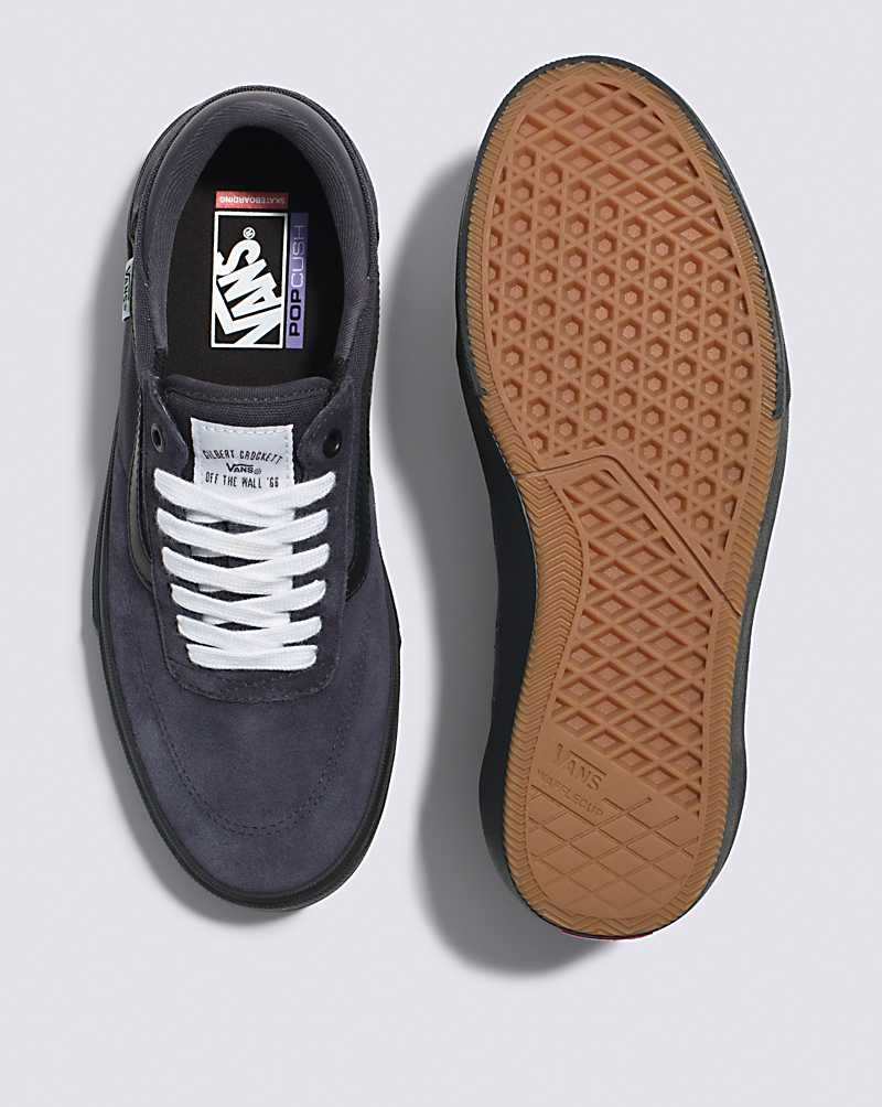 Women's Vans Gilbert Crockett Skate Shoes Navy | USA SEN-354628