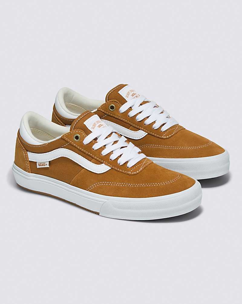 Women's Vans Gilbert Crockett Skate Shoes Brown | USA KLT-207546