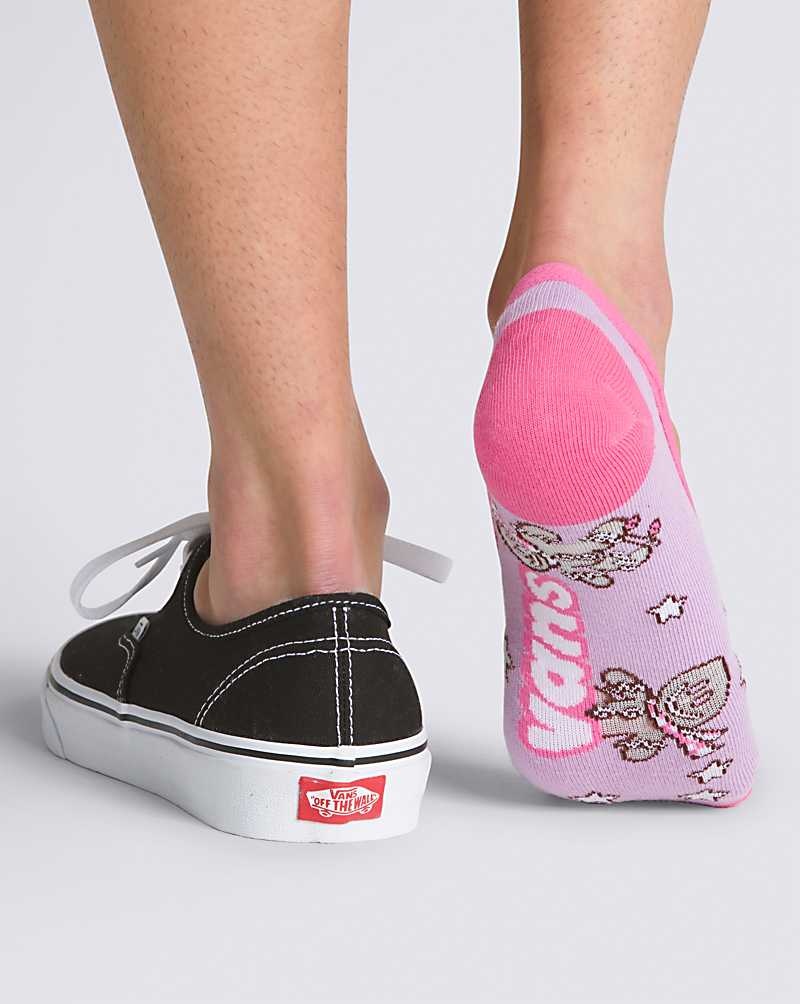 Women's Vans Ginger Board Man Canoodle 3-Pack Sock Rose | USA TZN-605491