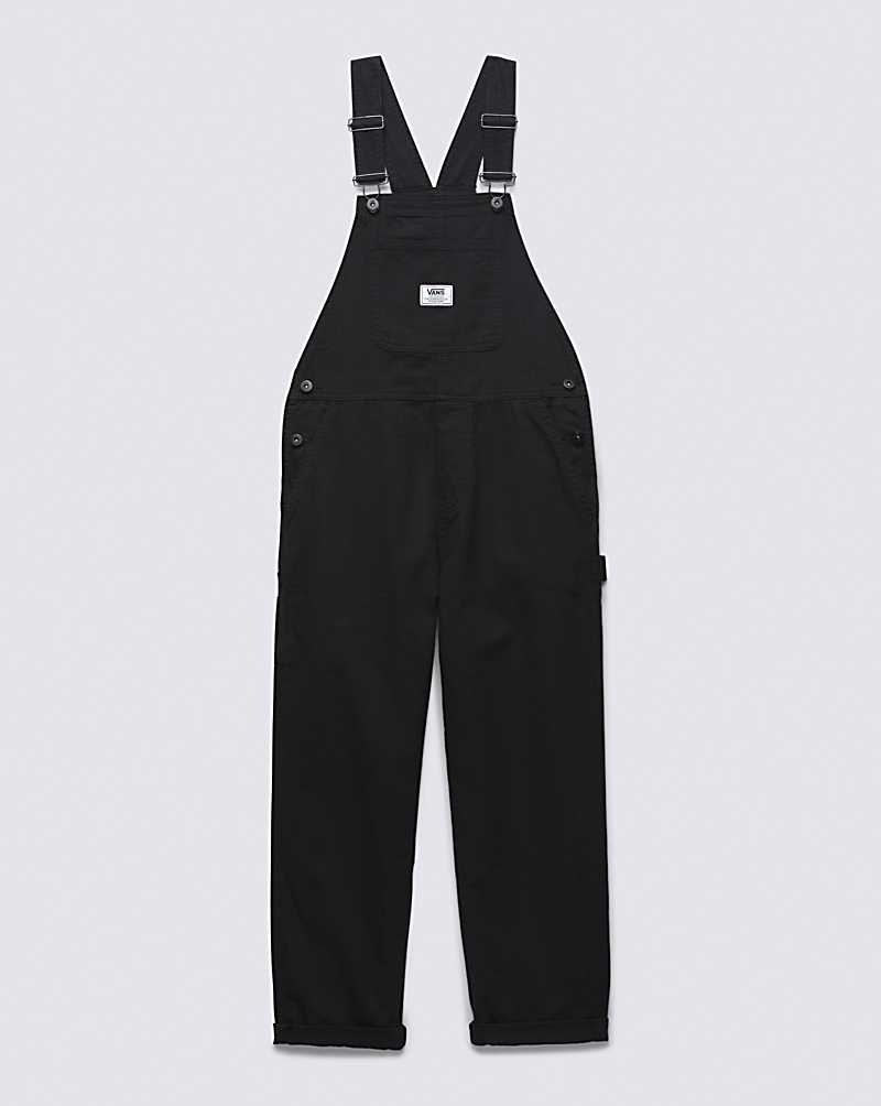 Women's Vans Ground Work Overalls Black | USA PFU-174583