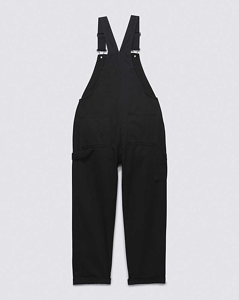 Women's Vans Ground Work Overalls Black | USA PFU-174583