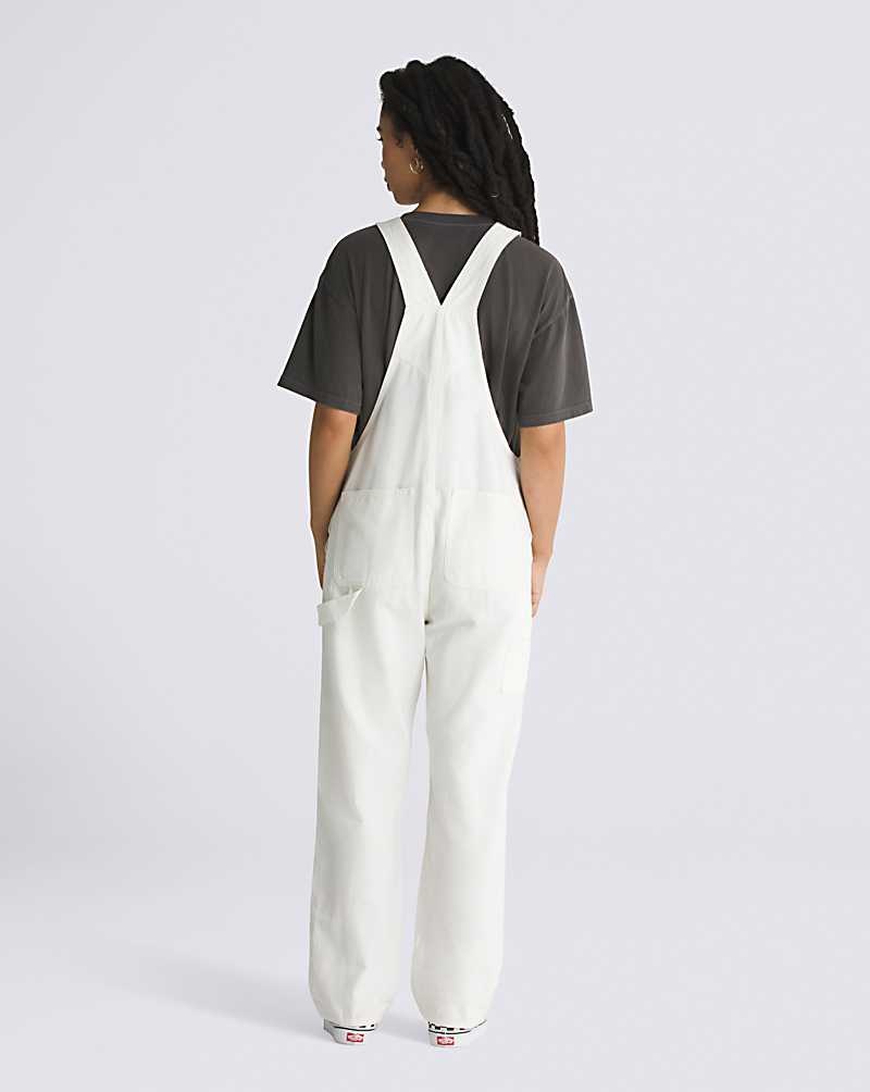 Women's Vans Ground Work Overalls White | USA YKU-910574