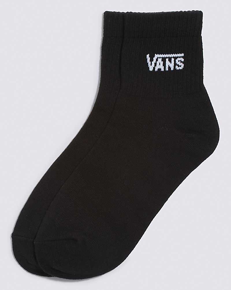 Women\'s Vans Half Crew Sock Black | USA AXJ-629480