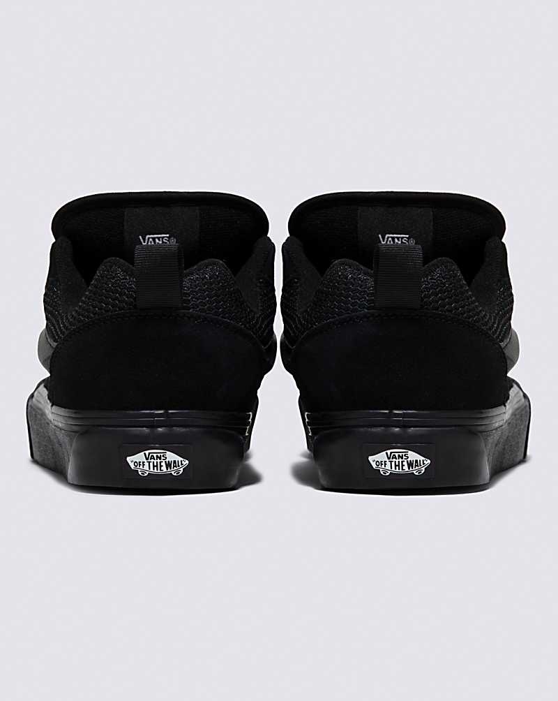 Women's Vans Knu Skool Shoes Black | USA XBM-504798