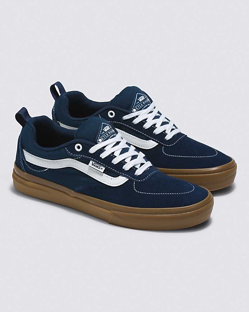 Women's Vans Kyle Walker Skate Shoes Navy | USA JNA-364025