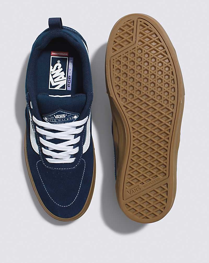 Women's Vans Kyle Walker Skate Shoes Navy | USA JNA-364025