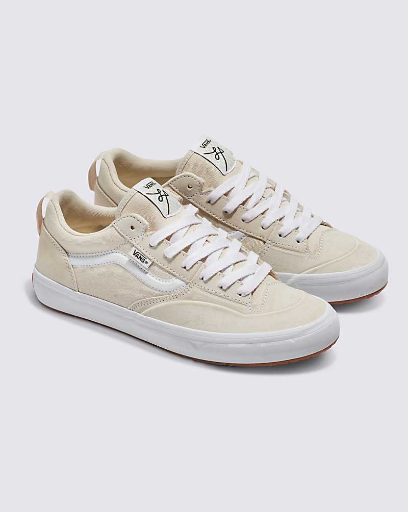 Women's Vans Lizzie Low Skate Shoes Beige | USA CTX-160385