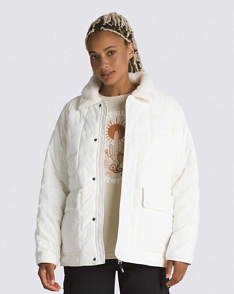 Women\'s Vans Millie MTE-1 Jacket White | USA TZI-943871