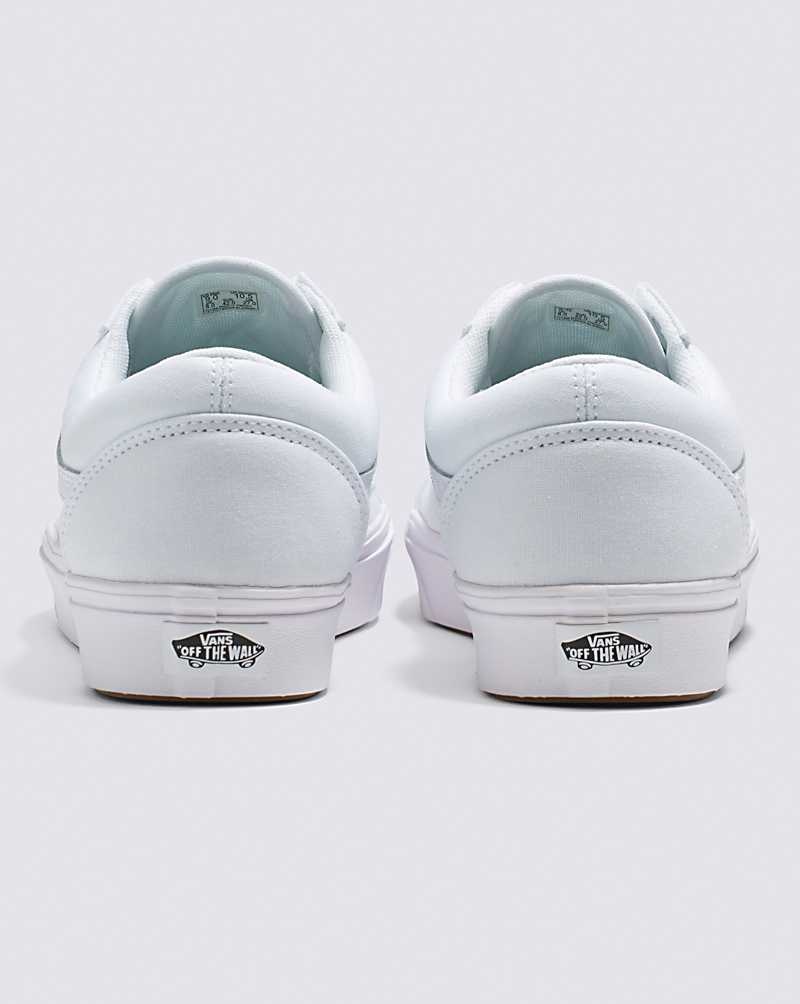 Women's Vans Old Skool ComfyCush Shoes White | USA GAN-608925