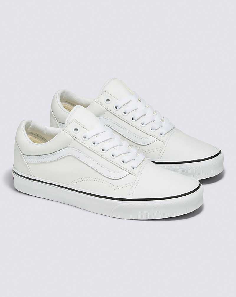 Women's Vans Old Skool Glow Shoes White | USA NGL-018273