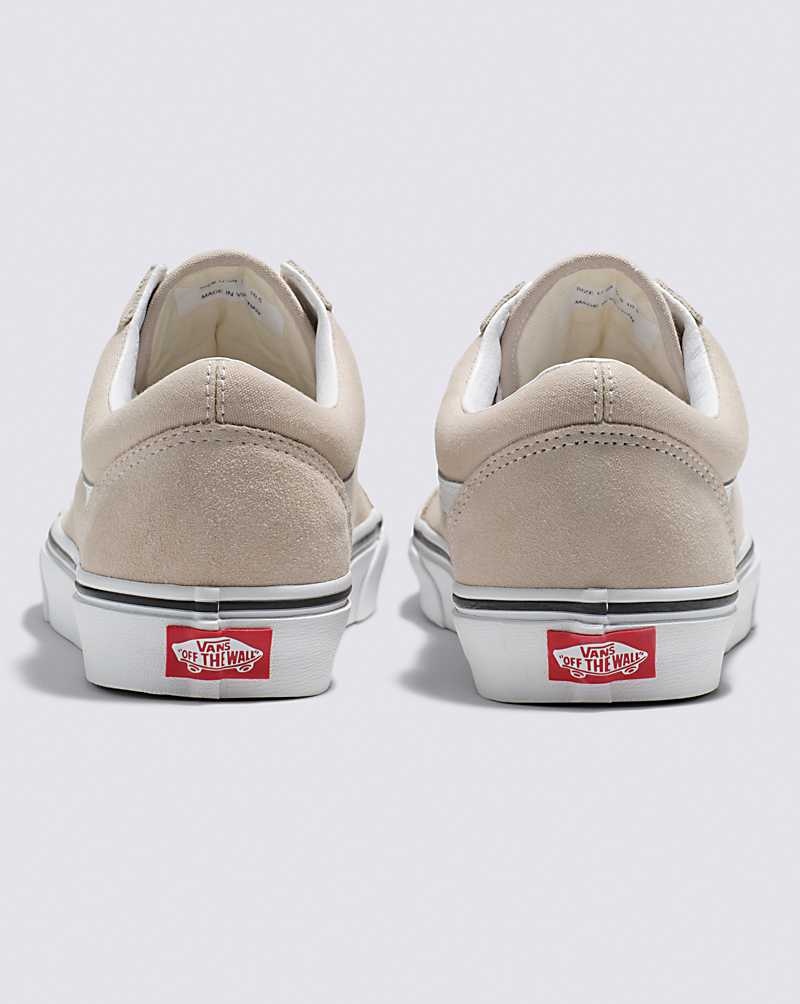 Women's Vans Old Skool Shoes Beige | USA UAM-051436