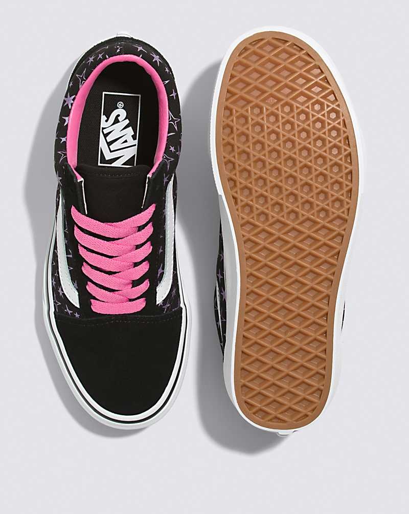 Women's Vans Old Skool Shoes Black Pink | USA WZA-417903