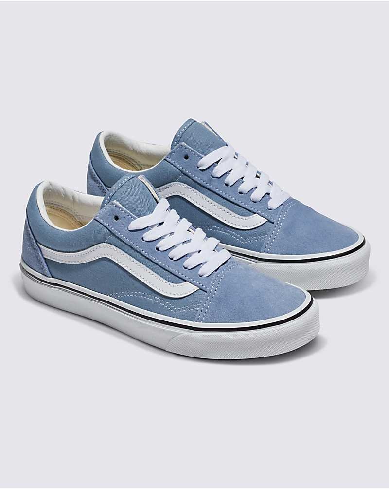 Women's Vans Old Skool Shoes Blue | USA SBG-876249