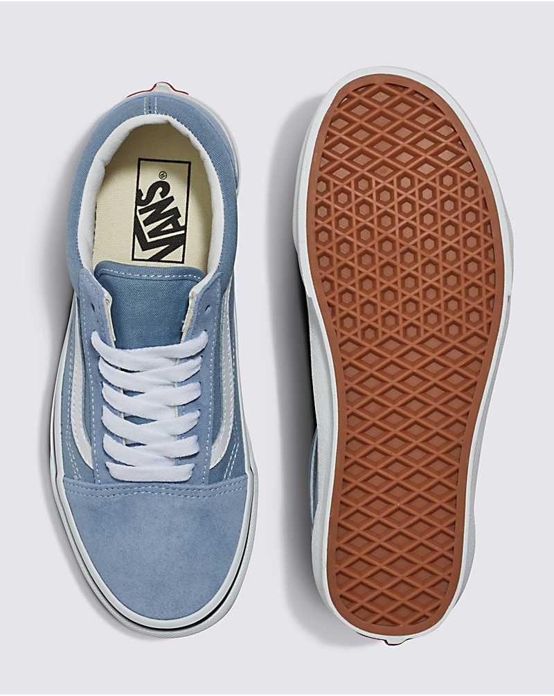 Women's Vans Old Skool Shoes Blue | USA SBG-876249