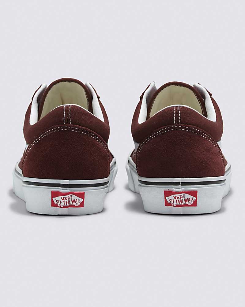 Women's Vans Old Skool Shoes Chocolate | USA KSQ-034597