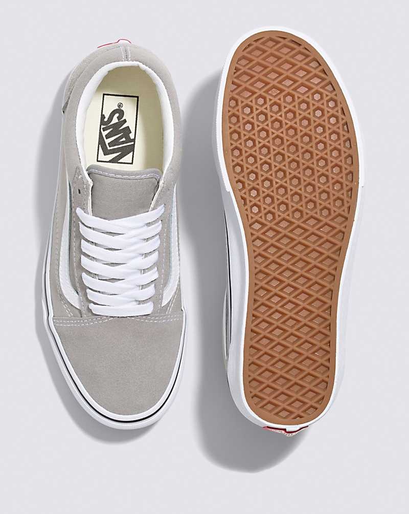 Women's Vans Old Skool Shoes Grey | USA BDI-710284