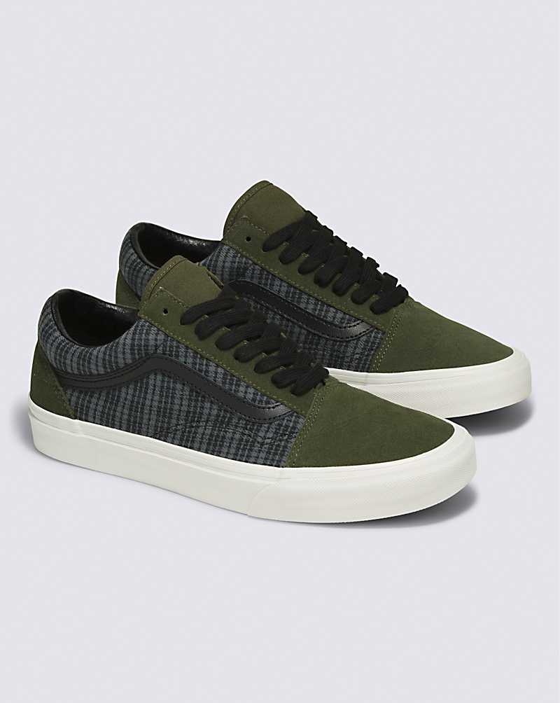 Women's Vans Old Skool Shoes Olive | USA SGP-493068