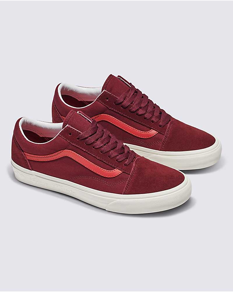 Women's Vans Old Skool Shoes Red | USA YTM-902683