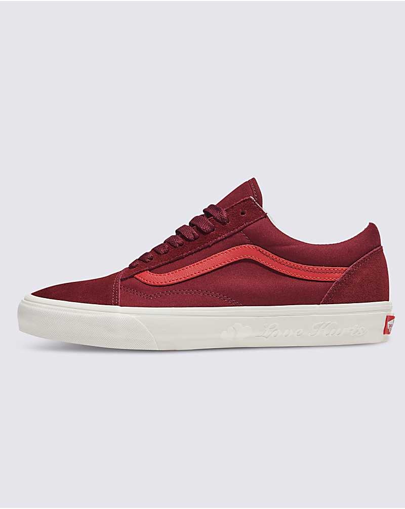 Women\'s Vans Old Skool Shoes Red | USA YTM-902683